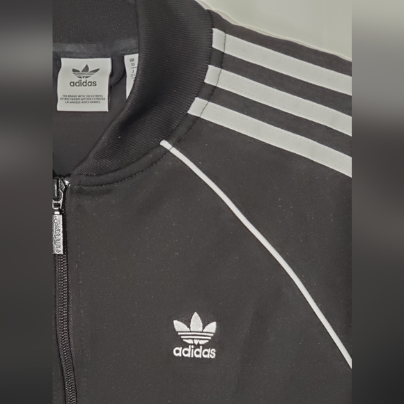 Adidas SST TT (CE2392) Originals Classic Track Jacket Black/White sz. S Womens - Picture 5 of 14